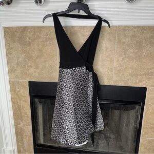 Diane Von Furstenberg Amelia Halter Womens Wrap Dress Floral Lace Sz 0 New DVF